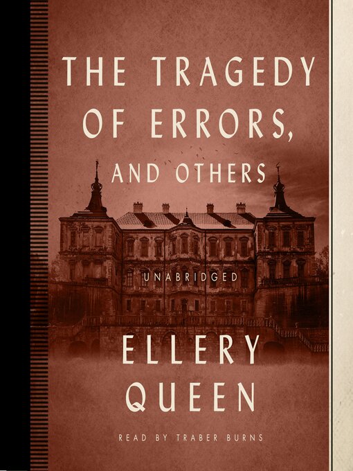 Title details for The Tragedy of Errors, and Others by Ellery Queen - Wait list